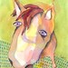 PRINT - Green Horse