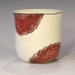 red dahlia tea cup