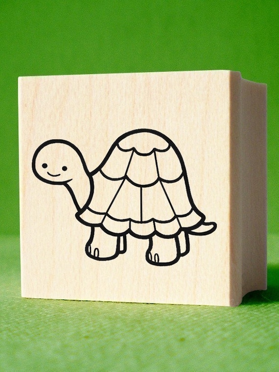 Turtle Rubber Stamp