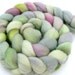 Hand Dyed Roving - Merino Wool - Hand Painted - Spinning - Felting - Lambs Ear - 3.8 Ounces