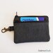 SALE Travel pass case - Gray stripe LAST ONE