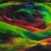 Handpainted Wool Roving Combed Top 8 3/8 ounces ALYSSA by dudleyspinner