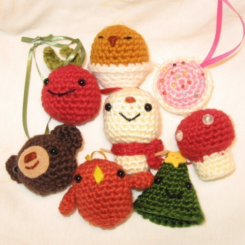 xmas tree ornaments amigurumi crochet pattern xmas tree ornaments amigurumi crochet pattern
