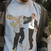 50% off In stock Medium Obama Vs. Zombies Four Color Unisex Shirt Blue