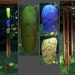 Wind Chime, Stained Glass, Sea Glass, Beach Glass, Windchimes, Windchime, Suncatcher, Copper