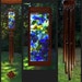 Wind Chime, Beach Glass, Stained Glass, Copper, Handcrafted, Mosaic, Windchimes, Wind Chimes, Suncatcher