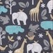 Fat quarter - Zoology in Sea - Michael Miller cotton quilt fabric