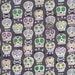 NEW - One yard - Bonehead in Gray - Michael Miller cotton quilt fabric