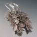 Plain Leaves Cascading Earrings