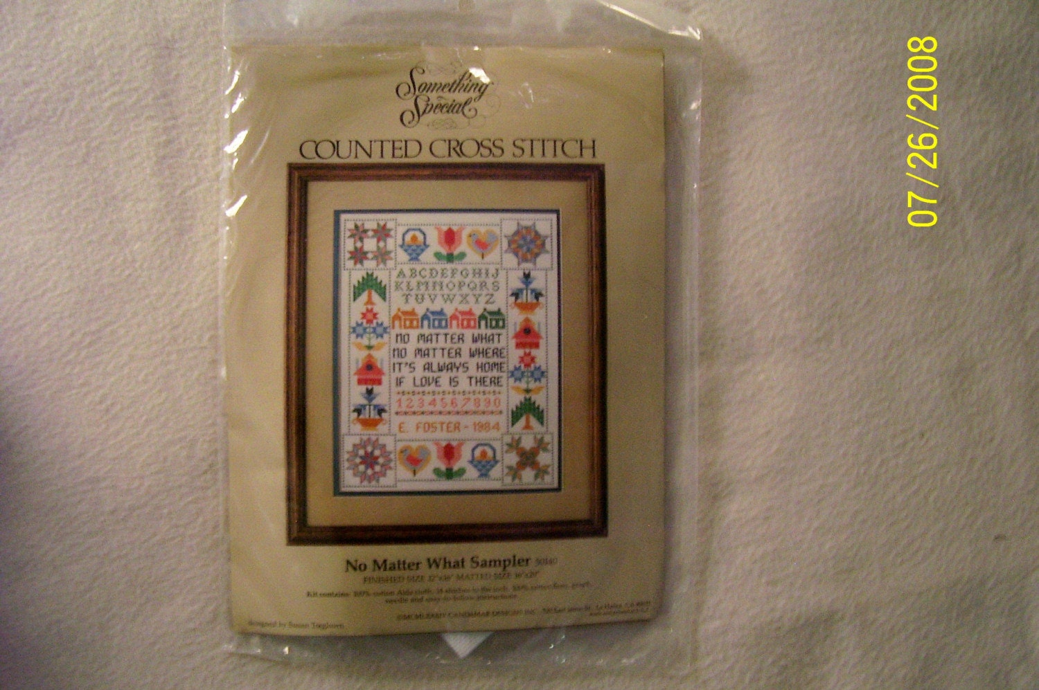 Dimensions Counted Cross Stitch Sampler No Matter what no