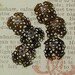 Vintaj natural brass filigree bead caps 16mm