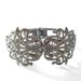 2 pieces antiqued silver, gunmetal, pewter filigree hinged cuff bracelet for embellishment from Dixie Dazzle, USA seller