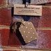 5-Pack 'Polka Dot' gift tags (screen printed white on recycled craft)