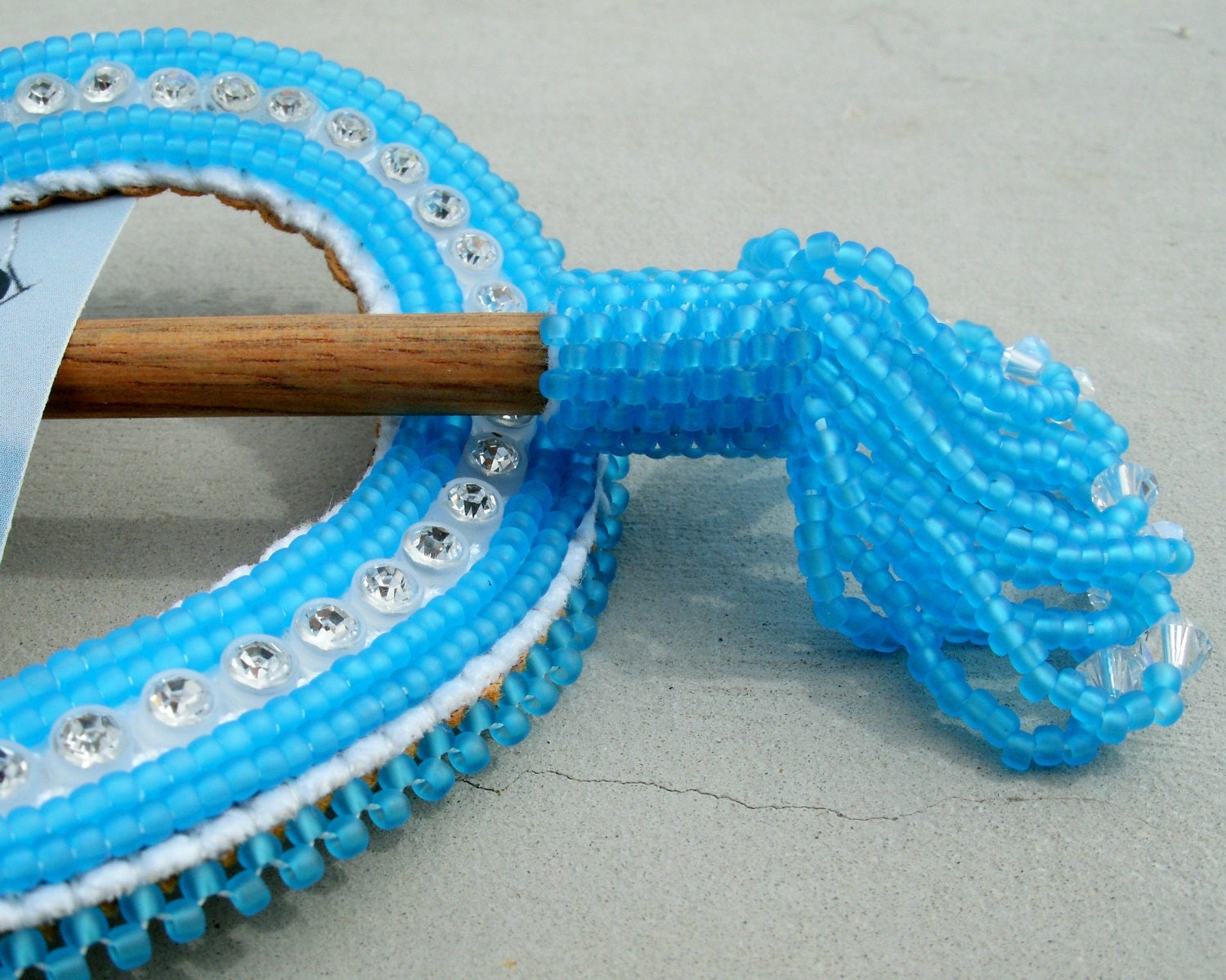 Hair Accessories Beaded Heart Slide Barrette by ndnchick on Etsy