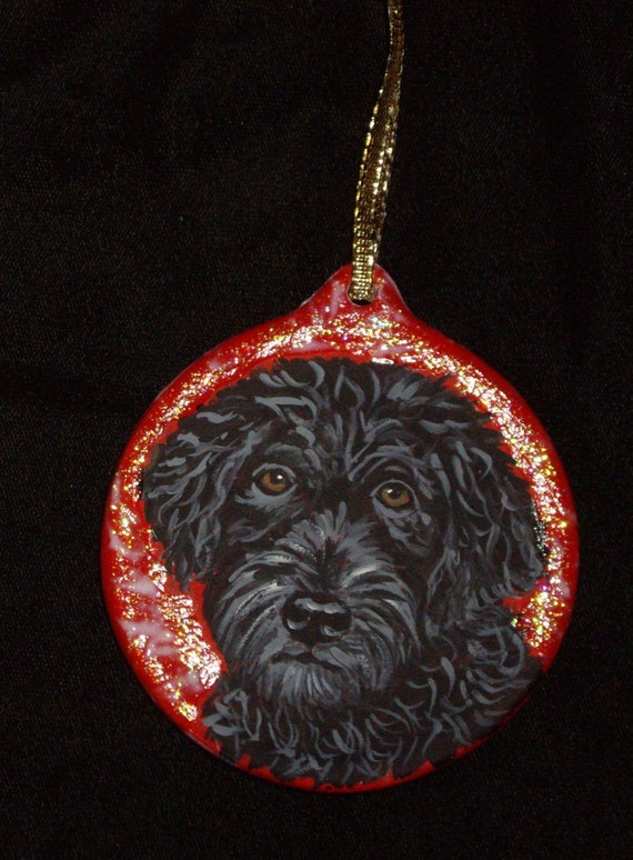 portuguese water dog custom painted ceramic by portuguese water dog custom painted ceramic by