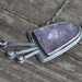 tulip necklace - sterling silver and royal aztec agate