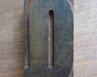 Letter Q Antique Letterpress Wood Type Printers Block