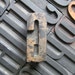 Antique Letterpress Wood Type Printers Block Letter G