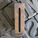 Antique Letterpress Wood Type Printers Block Letter D