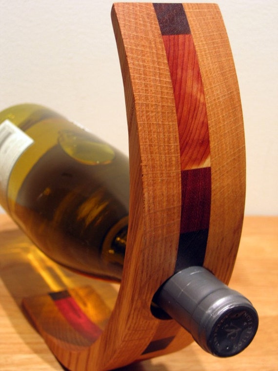 Cantilever Wine Holder Various Hardwoods