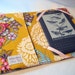 Kindle Cover- Hardcover e-reader case-Kindle Fire Case-Mustard Modern Floral-READY TO SHIP