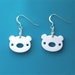 Cute bear earrings