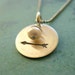 Hand Stamped Arrow Sterling Silver Hunger Games Necklace With Pearl