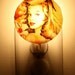 Nightlight pinup girl strawberry blond design