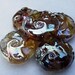 Liquid Gold - Lampwork Button Bead Set - Kitzbitz Art Glass