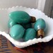 Vintage Seafoam Green Christmas bulbs- Shabby Pretty- Instant Collection-Pkg of 6