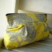 SALE - Lemon - Zipper Pouch with Clip