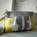 SALE- Yellow - Zipper Pouch with Clip