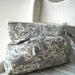Rhythmic in Gray - Zipper Pouch with Clip