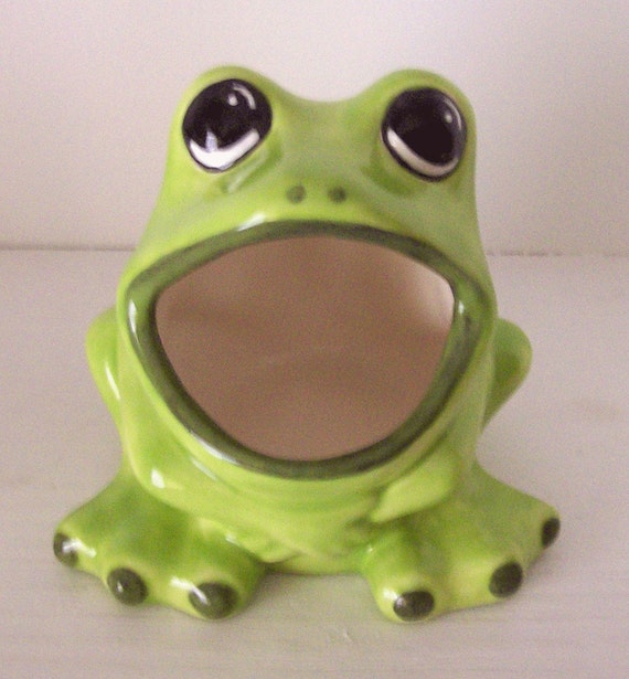 Ceramic Large Frog Scrubby Holder Preorder