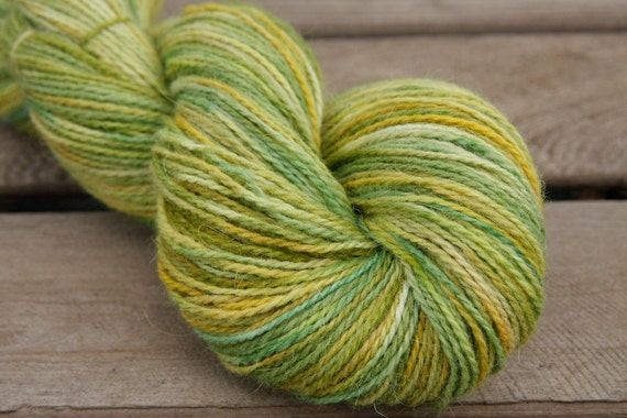 Foothills - Handpainted Angora Alpaca Wool Yarn 100 grams - Sock Fingering Hand Dyed