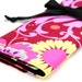 LARGE Knitting Needle Case Organizer - Paradise Garden - 30 black pockets - Last One