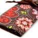 knitting needle organizer - kaleidoscope cottage - brown pockets for circular, straight, dpn, or paint brushes