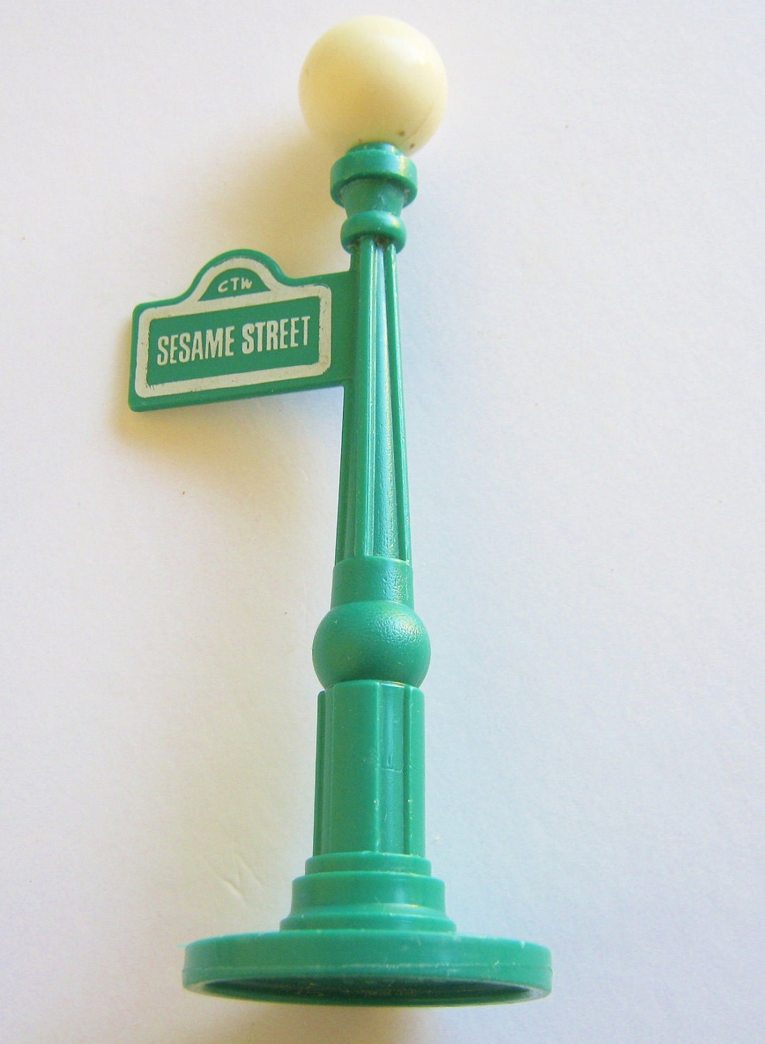 Sesame Street Lamp Post Sign Vintage Fisher Price Little