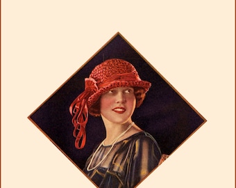 1928 Millinery Book Make Roaring 20s Flapper Hat Trims Flapper DIY Milliner Prohibition Hats