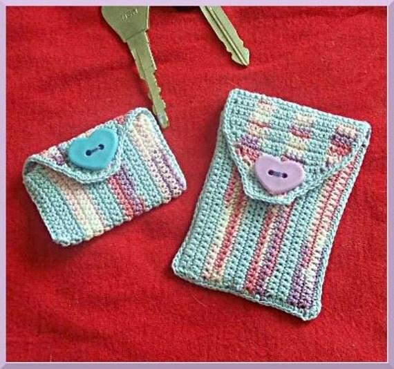 Crochet Pattern Gift Card Holder Set