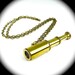 Wonderfully Steampunk Spyglass Necklace - Fully Functional in Brass