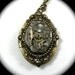 Steampunk Locket with Vintage Watch Movement in Neo Victorian Frame HIDDEN SECRET by Nouveau Motley