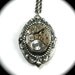 Steampunk Locket with Neo Victorian Framed Vintage Watch Movement HIDDEN SECRET by Nouveau Motley