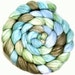Handpainted Merino/Bamboo Combed Top in GENTLE BREEZE 4 ounces