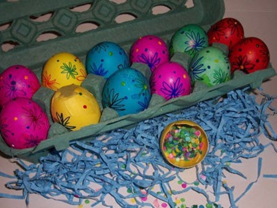 Cascarones Mexican Confetti Fiesta Easter Eggs