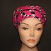 Zebra Stripes High Heel Shoes on Hot Pink Medical Surgical Scrub Hat Vet Nurse Chemo