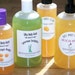Natural Liquid Soap- Vegan- Made from Scratch - 8 ounces - You choose scent