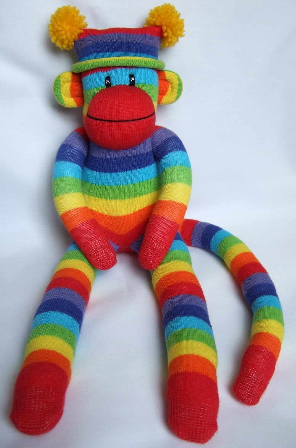 rainbow sock monkey commercial