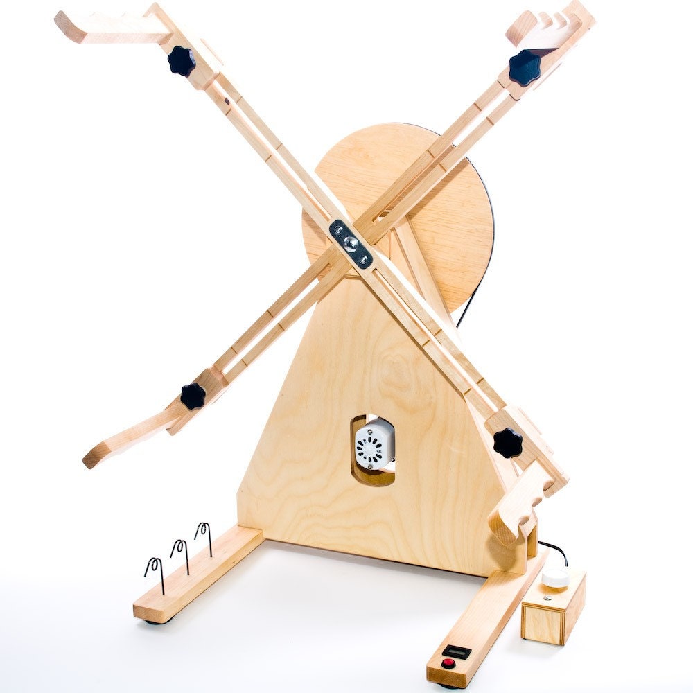 2 Yard Heavy Duty Electric Motorized Triple Skein Winder with