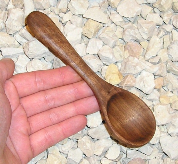 Walnut Wood Coffee Scoop Medium Length